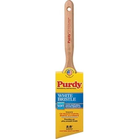 Officespace 144116425 2.5 in. Extra Oregon Angular Brush - White OF3573891